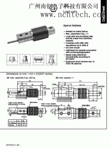 z6fc3稱重傳感器